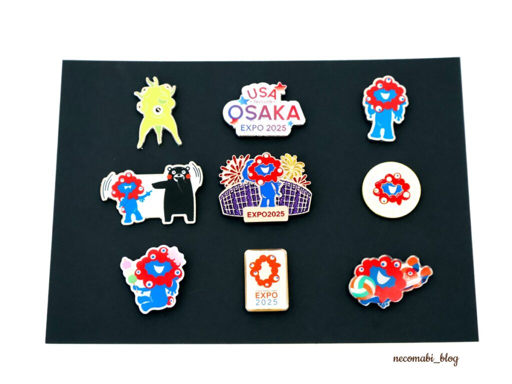 大阪・関西万博,expo2025,閉幕,閉幕後,アフター万博,ミャクミャク,ミャクミャクグッズ,ピンバッジ,ピンズフレーム,万丈,ピンバッジコレクションボード,おすすめ,感想,口コミ,レビュー